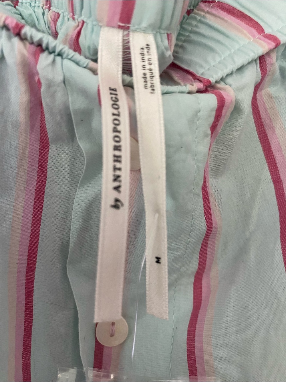 NWT ANTHROPOLOGIE Wren Stripe Boxer Trousers Size Medium - Picture 6 of 6